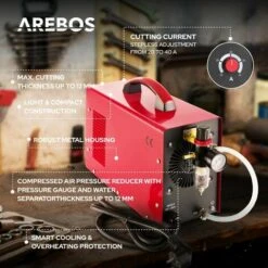 AREBOS Plasma Cut40 Taglierina Al Plasma Torcia Di Saldatura Saldatore Inverter 9 AREBOS Plasma Cut40 Taglierina Al Plasma Torcia Di Saldatura Saldatore Inverter -ProSald Italia 10489639 3