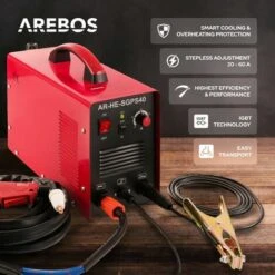 AREBOS Plasma Cut40 Taglierina Al Plasma Torcia Di Saldatura Saldatore Inverter 10 AREBOS Plasma Cut40 Taglierina Al Plasma Torcia Di Saldatura Saldatore Inverter -ProSald Italia 10489639 4