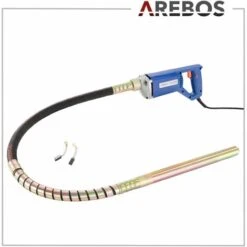 AREBOS Vibratore Per Calcestruzzo 800 W 2m - Vibratore Per Cemento