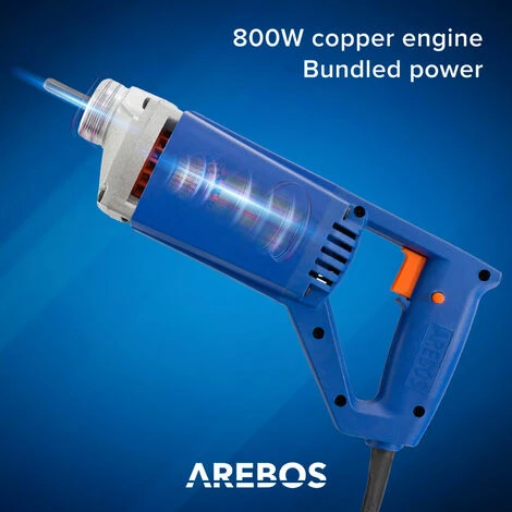 AREBOS Vibratore Per Calcestruzzo 800 W 2m - Vibratore Per Cemento 5 AREBOS Vibratore Per Calcestruzzo 800 W 2m - Vibratore Per Cemento - immagine 3