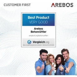 AREBOS Vibratore Per Calcestruzzo 800W 1,5m - Vibratore Per Cemento 11 AREBOS Vibratore Per Calcestruzzo 800W 1,5m - Vibratore Per Cemento -ProSald Italia 10489656 5