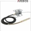AREBOS Vibratore Per Calcestruzzo 1500W 6m - Vibratore Per Cemento