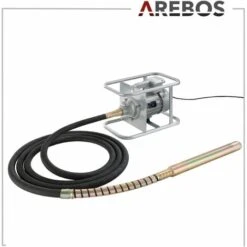 AREBOS Vibratore Per Calcestruzzo 1500W 6m - Vibratore Per Cemento
