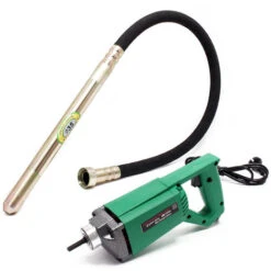 Vibratore Elettrico 580 Watt Incl. Ago Vibrante 150 Cm Per Cemento Calcestruzzo