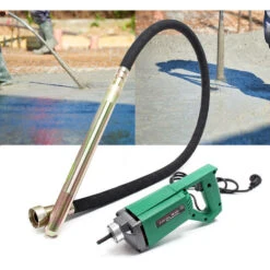 Vibratore Elettrico 800 Watt Incl. Ago Vibrante 200 Cm Per Cemento Calcestruzzo