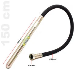 Ago Vibrante Ø 35mm Lunghezza Di 150 Cm Per Vibratore Elettrico Cemento Calcestruzzo -ProSald Italia 12263744 3