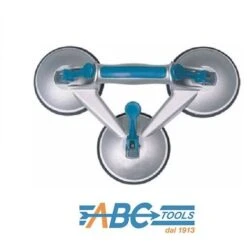 ABC VENTOSA PER VETRI GOMMA TIPO 3 VENTOSE D. 120 Mm LEVA PER BLOCCAGGIO C6140/3