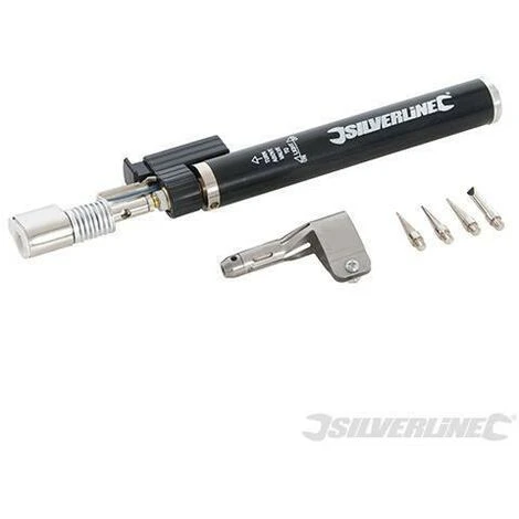 Saldatore A Gas Silverline Accensione Elettronica E Regolazione Calore Portatile 3 Saldatore A Gas Silverline Accensione Elettronica E Regolazione Calore Portatile
