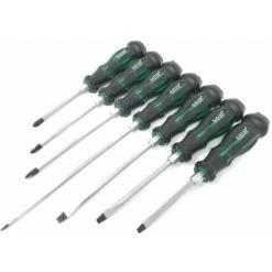 Kit 7 Cacciaviti Testa Battente Cacciavite Croce Taglio Italiano