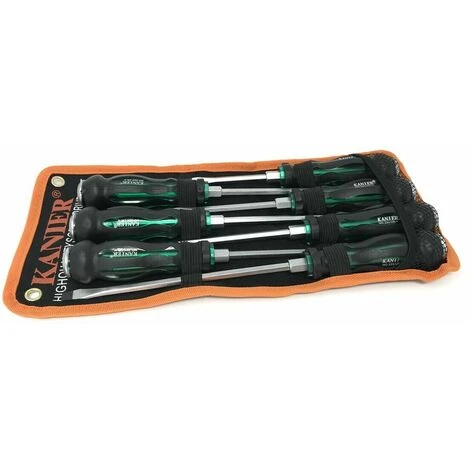 Kit 7 Cacciaviti Testa Battente Cacciavite Croce Taglio Italiano 4 Kit 7 Cacciaviti Testa Battente Cacciavite Croce Taglio Italiano - immagine 2