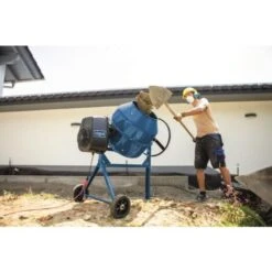 BETONIERA ELETTRICA 160L 650W SCHEPPACH MIX160 IMPASTATRICE MISCELATORE CEMENTO -ProSald Italia 13739452 3