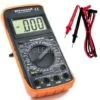 TESTER DIGITALE ELETTRONICO MULTIMETRO PUNTALI LCD PROFESSIONALE VOLT AMPERE -ProSald Italia 14771914 1
