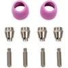 Kit 10 Ricambi Saldatura Con 2 Ugelli In Ceramica 4 Elettrodi E 4 Ugelli Taglio 2 Kit 10 Ricambi Saldatura Con 2 Ugelli In Ceramica 4 Elettrodi E 4 Ugelli Taglio -ProSald Italia 14896027 1