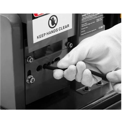 MSW Sguainacavi Macchina Spelacavi Spellacavi Elettrica Con 9 Passacavi 1.500 Watt 7 MSW Sguainacavi Macchina Spelacavi Spellacavi Elettrica Con 9 Passacavi 1.500 Watt - immagine 5