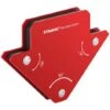Supporto Magnetico Per Saldatura Set Da 2 Pezzi Rosso Acciaio 11 5 X 8 3 X 1 4Cm