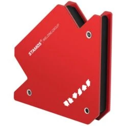 Supporto Magnetico Per Saldatura Set Da 2 Pezzi Rosso Acciaio 11 5 X 8 3 X 1 4Cm -ProSald Italia 14897623 3