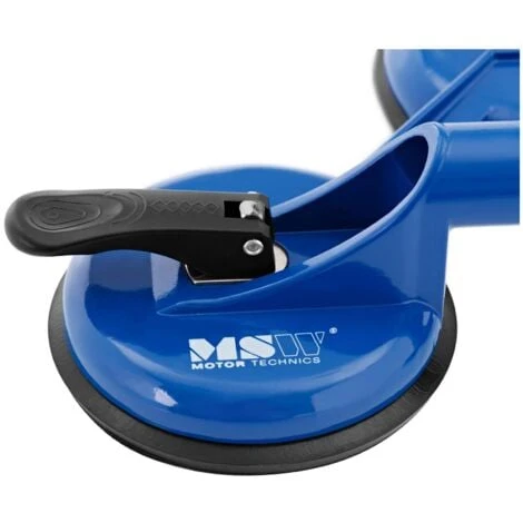 MSW Ventosa Per Vetro Professionale Set Ventose 2 Pezzi 3 Teste Di Aspirazione 120Kg 4 MSW Ventosa Per Vetro Professionale Set Ventose 2 Pezzi 3 Teste Di Aspirazione 120Kg - immagine 2
