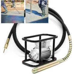 Vibratore Elettrico Per Cemento Calcestruzzo 1500 W 2840 Rpm Ago Vibrante Ø 45mm 6m