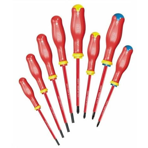 USAG 091 SH8 SERIE DI 8 GIRAVITI CACCIAVITI ISOLATI 1000 VOLT PER ELETTRICISTI 3 USAG 091 SH8 SERIE DI 8 GIRAVITI CACCIAVITI ISOLATI 1000 VOLT PER ELETTRICISTI