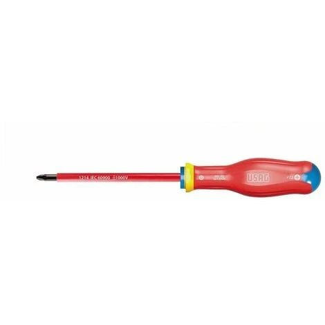 USAG 091 SH8 SERIE DI 8 GIRAVITI CACCIAVITI ISOLATI 1000 VOLT PER ELETTRICISTI 4 USAG 091 SH8 SERIE DI 8 GIRAVITI CACCIAVITI ISOLATI 1000 VOLT PER ELETTRICISTI - immagine 2