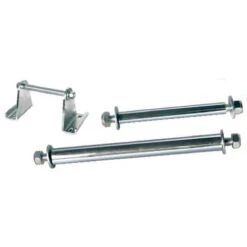 Asse Zincato Per Rulli Diametro Mm 25 Lunghezza Totale Mm 270