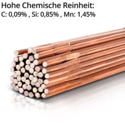 STAHLWERK Bacchette Per Saldatura TIG ER70S-G3 Acciaio / Ø 2,5 X 500 Mm / 2 Kg Metallo D'apporto Consumabile Per Saldatura TIG Incl. Scatola Di Stoccaggio -ProSald Italia 19470594 3