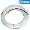 Trade Shop - Sonda Passacavi Elettricista 20mt Tiracavi Tirafili Cavi Elettrici 3mm Bianco -ProSald Italia 19543008 1