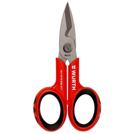 Forbice Inox Con Tacca Spelafili Wurth 4 Forbice Inox Con Tacca Spelafili Wurth - immagine 2