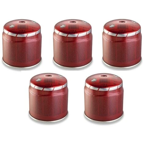 BOMBOLETTA 190 GR RICARICA UNIVERSALE CARTUCCIA GAS A FORARE - BUTANO 5 PEZZI 3 BOMBOLETTA 190 GR RICARICA UNIVERSALE CARTUCCIA GAS A FORARE - BUTANO 5 PEZZI