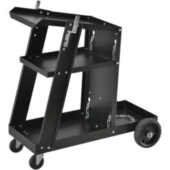 ProTec Carrello In Acciaio Per Trasporto Saldatrice Con Portabombola Carrello Portautensili A 3 Ripiani Carrello Portaattrezzi Da Officina -ProSald Italia 20415094 3