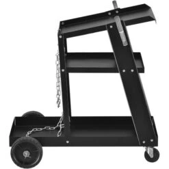 ProTec Carrello In Acciaio Per Trasporto Saldatrice Con Portabombola Carrello Portautensili A 3 Ripiani Carrello Portaattrezzi Da Officina -ProSald Italia 20415094 5