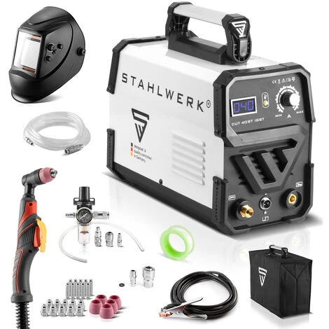 STAHLWERK CUT 40 ST Taglierina Al Plasma IGBT Completa Di 40 Ampere, Capacità Di Taglio Fino A 10 Mm, Adatta Per Lamiere Verniciate E Ruggine Lampo, 7 Anni Di Garanzia 4 STAHLWERK CUT 40 ST Taglierina Al Plasma IGBT Completa Di 40 Ampere, Capacità Di Taglio Fino A 10 Mm, Adatta Per Lamiere Verniciate E Ruggine Lampo, 7 Anni Di Garanzia - immagine 2