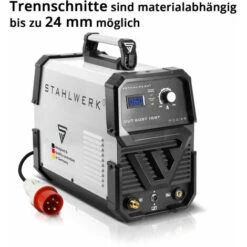 STAHLWERK CUT 60 ST Taglierina Al Plasma A IGBT Con Potenza Di Taglio Di 60 Ampere Fino A 24 Mm, Adatta Per Lamiere Verniciate E Ruggine Lampo 7 Anni Di Garanzia Del Produttore -ProSald Italia 20471013 2