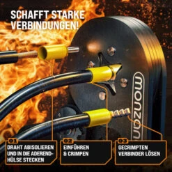 Pinza Crimpatrice Monzana Con Set Capicorda 0,25-10mm² Pinza A Compressione Crimpatrice Capicorda 8 Pinza Crimpatrice Monzana Con Set Capicorda 0,25-10mm² Pinza A Compressione Crimpatrice Capicorda -ProSald Italia 23149560 2