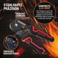 Pinza Crimpatrice Monzana Con Set Capicorda 0,25-10mm² Pinza A Compressione Crimpatrice Capicorda 10 Pinza Crimpatrice Monzana Con Set Capicorda 0,25-10mm² Pinza A Compressione Crimpatrice Capicorda -ProSald Italia 23149560 4