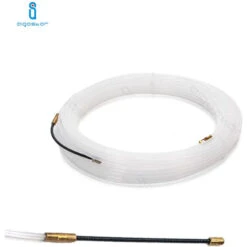 SONDA PASSACAVI TIRACAVI IN NYLON 15 METRI DIAMETRO 3 MM CAVI FILI ELETTRICI AIGOSTAR