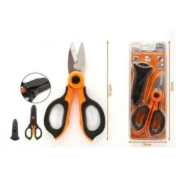 FORBICI PER ELETTRICISTA FORBICI SPELAFILO SPELACAVI LAMA SEGHETTATTA FILO GOMMA -ProSald Italia 24197927 2