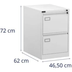 Cassettiera Per Ufficio Metallo Chiave Armadio Cartelle Sospese Document 72 Cm -ProSald Italia 24396203 5