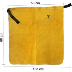 STAHLWERK Grembiule Per Saldatura Protezione Gambe Paraspruzzi Protezione Gambe In Vera Pelle Resistente Al Calore E All'usura, Lavorazione Di Alta Qualità, Elevata Capacità Di Carico Termico E Meccan -ProSald Italia 25879212 2