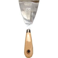 Spatola Per Stucco Inox – Manico In Legno - Lunghezza: 40 Mm
