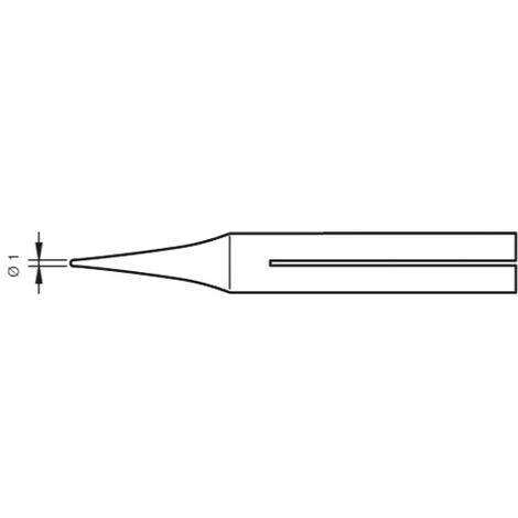 Punta Di Saldatura R05D 1mm Per Saldatori Di Stagno 30ST/40ST/SL2020/IN2100 Da JBC 3 Punta Di Saldatura R05D 1mm Per Saldatori Di Stagno 30ST/40ST/SL2020/IN2100 Da JBC