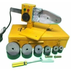 POLIFUSORE SALDATORE 800W SALDATUBI POLIPROPILENE SALDA TUBI CON 6 MATRICI