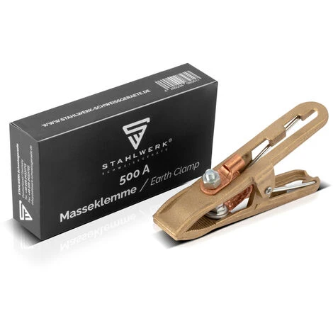 Morsetto Di Terra STAHLWERK Morsetto Di Terra Fino A 500A Accessori In Ottone Massiccio Per Saldatrici E Tagliatori Al Plasma 6 Morsetto Di Terra STAHLWERK Morsetto Di Terra Fino A 500A Accessori In Ottone Massiccio Per Saldatrici E Tagliatori Al Plasma - immagine 4
