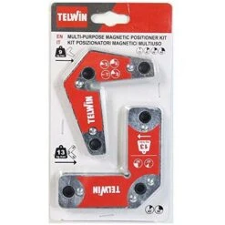 Coppia Posizionatori Magnetici 804131 TELWIN - MAX 13KG SQUADRA MAGNETICA SALDATURA SALDATRICE