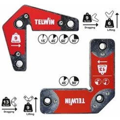 Coppia Posizionatori Magnetici 804131 TELWIN - MAX 13KG SQUADRA MAGNETICA SALDATURA SALDATRICE 7 Coppia Posizionatori Magnetici 804131 TELWIN - MAX 13KG SQUADRA MAGNETICA SALDATURA SALDATRICE -ProSald Italia 28297849 3