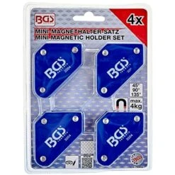 Bgs 3004 Set Di Mini Supporti Magnetici, Confezione Da 4 Pezzi Da 45°, 90°, 135° -ProSald Italia 28516719 4
