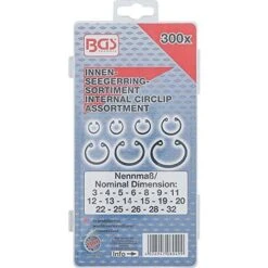 Bgs-Technic Pro+ - Confezione Da 300 Seeger Interni Assortiti, Dimensioni: Da 3 A 32 Mm 7 Bgs-Technic Pro+ - Confezione Da 300 Seeger Interni Assortiti, Dimensioni: Da 3 A 32 Mm -ProSald Italia 28531007 3