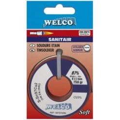 Filo Di Saldatura Morbido Welco Per Stagno Sanitaria 250 Gr