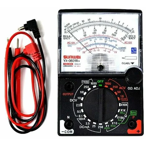 Tester Analogico Multimetro Grande Display YX-360TR Classico A Lancetta Old Styl 3 Tester Analogico Multimetro Grande Display YX-360TR Classico A Lancetta Old Styl