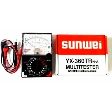 Tester Analogico Multimetro Grande Display YX-360TR Classico A Lancetta Old Styl 6 Tester Analogico Multimetro Grande Display YX-360TR Classico A Lancetta Old Styl - immagine 4